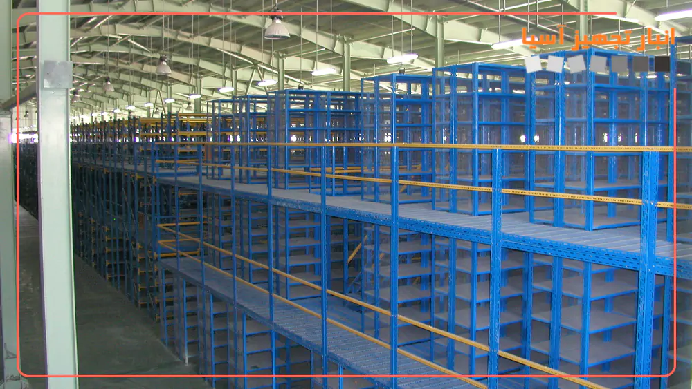 قفسه بندی مشبک انبار