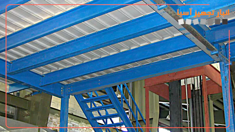 آشنایی با قفسه بندی نیم طبقه پیش ساخته (مزنین)